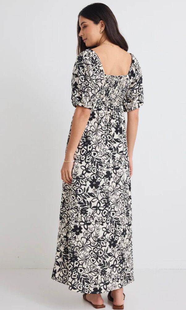 Stories Be Told Black & Cream Dress Size 16