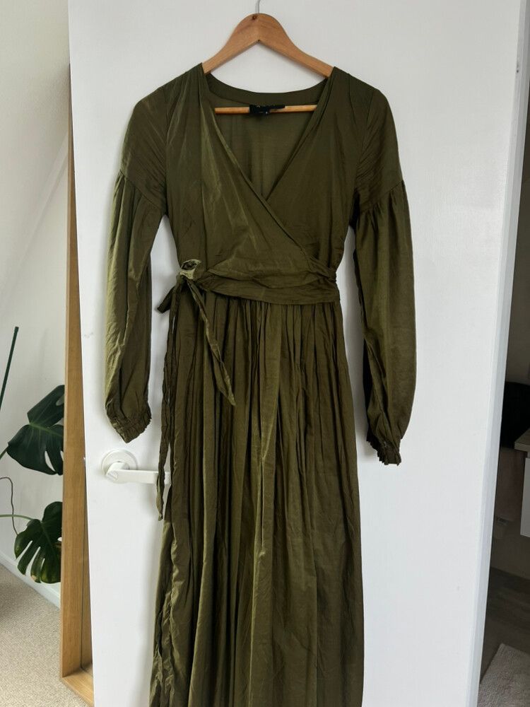 Blak Luxe Green Wrap Dress