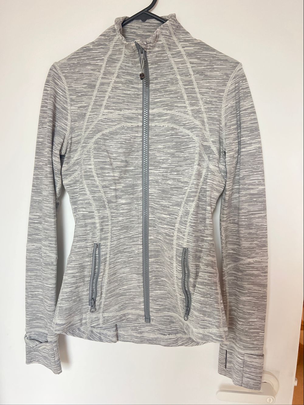 Lululemon define Grey Marled Zip-Up Jacket