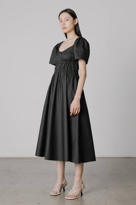 knee length dresses for ladies Ellis Blue Floral Midi Dress - DM exclusive - Restocked