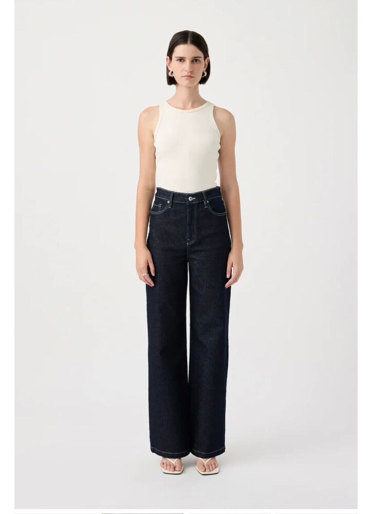 Outland Denim Ellie High Wide Leg Jean