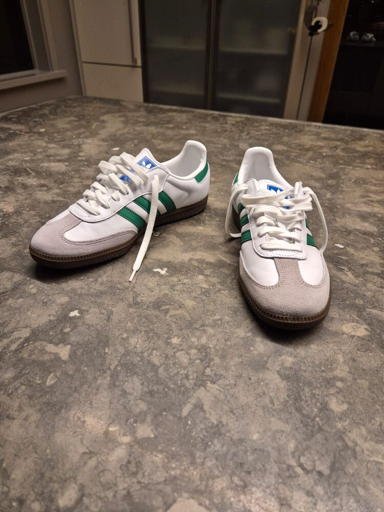 Adidas - Samba Green Strip on Designer Wardrobe