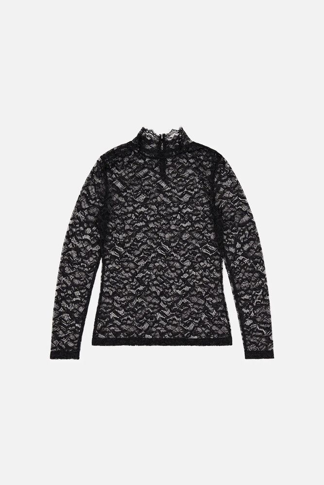 REBE Lace Turtle Neck