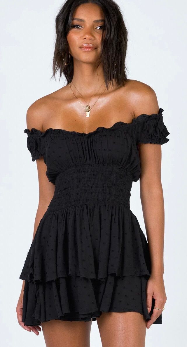 Princess Polly - Love Galore Playsuit Black
