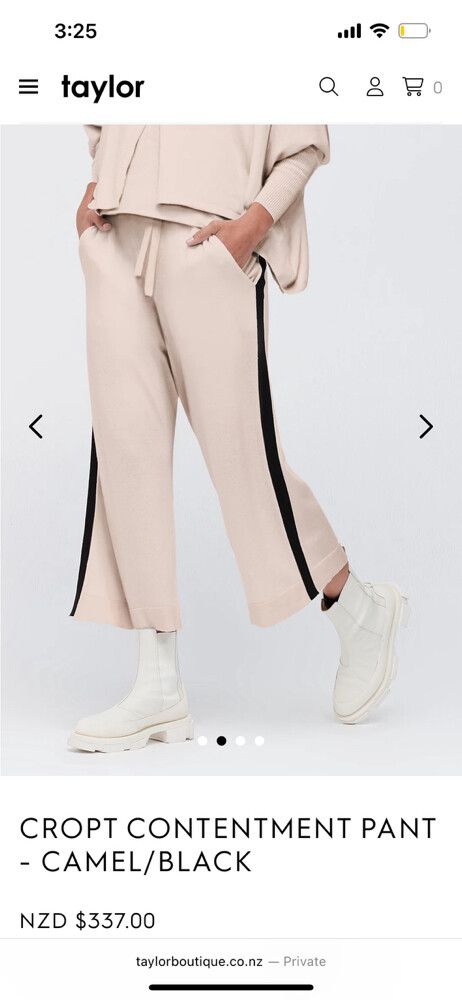 Taylor cropt contentment pant