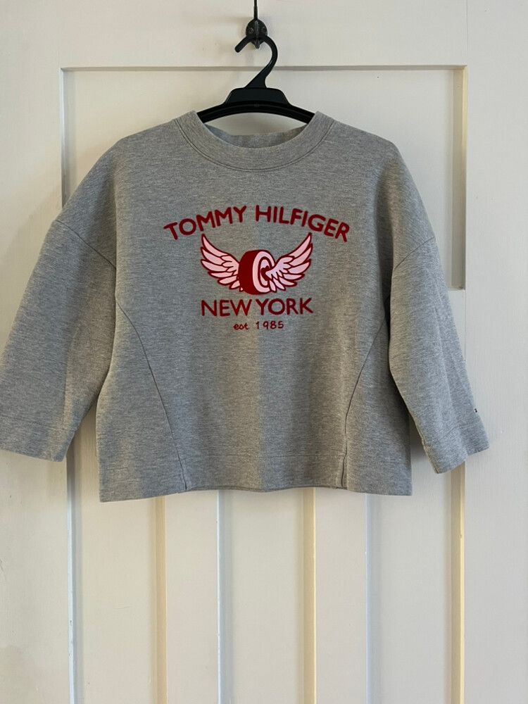 Tommy Hilfiger grey marle sweater 6/XS