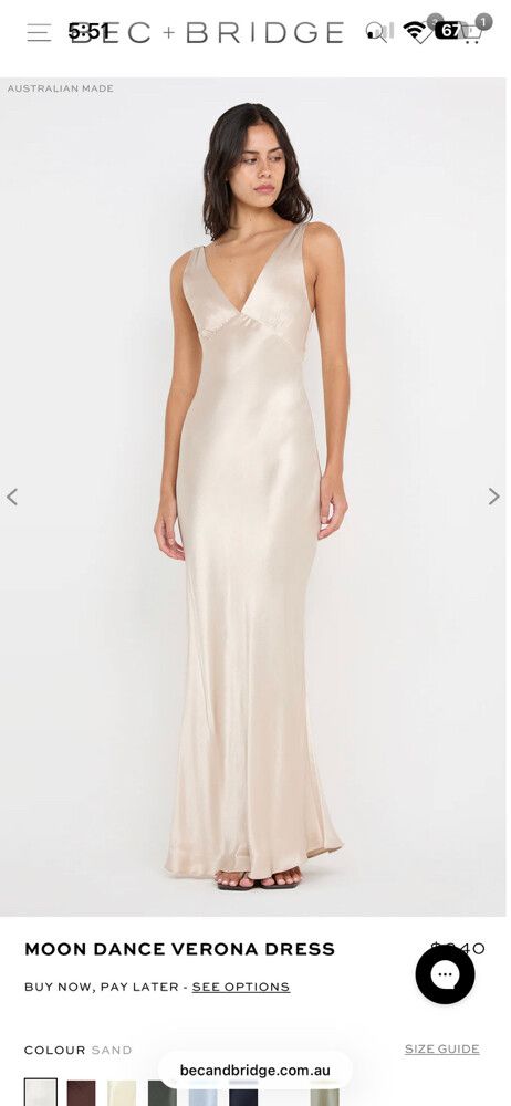 Bec & Bridge - Bec + Bridge Moon Dance Verona Dress on Designer Wardrobe