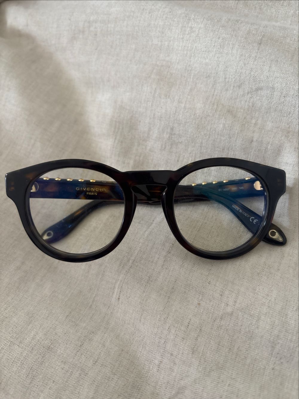 Givenchy Tortoiseshell Round Glasses