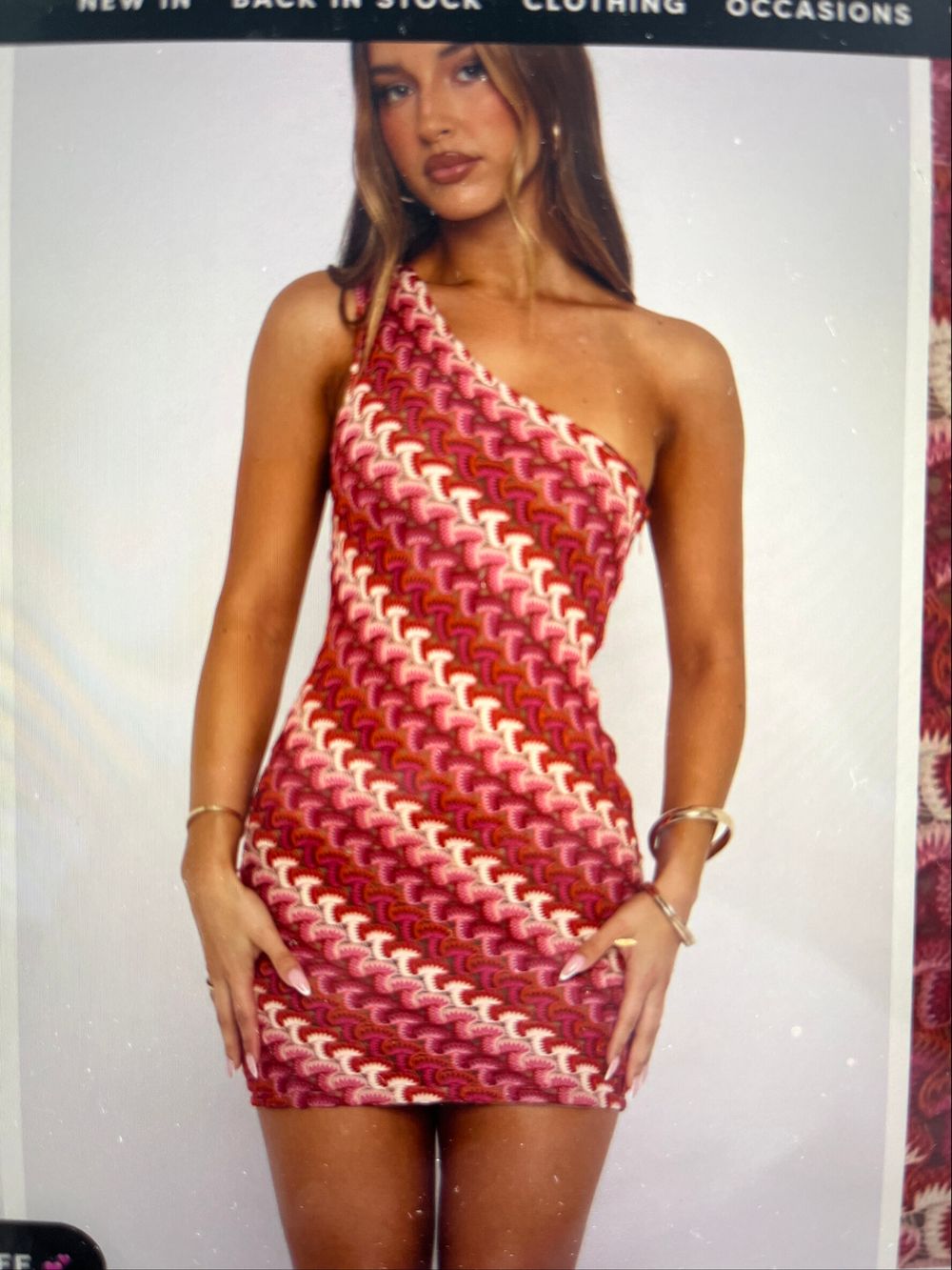 White fox never worn dress