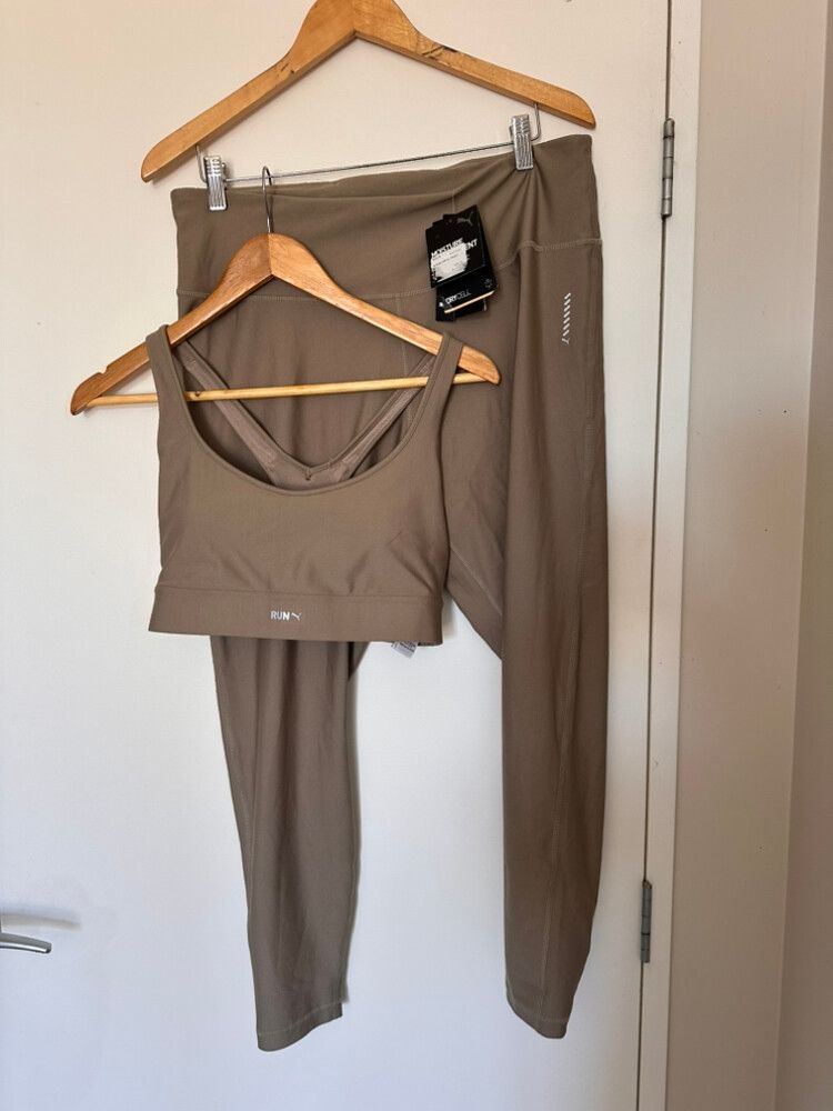 Puma Run gym set -BNWT-hazelnut colour