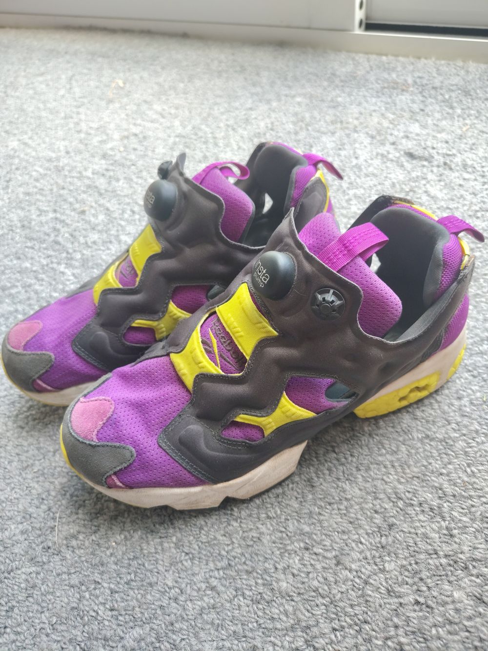 Vintage Reebok Instapump Fury OG sneakers in 'Gravel Aubergine'
