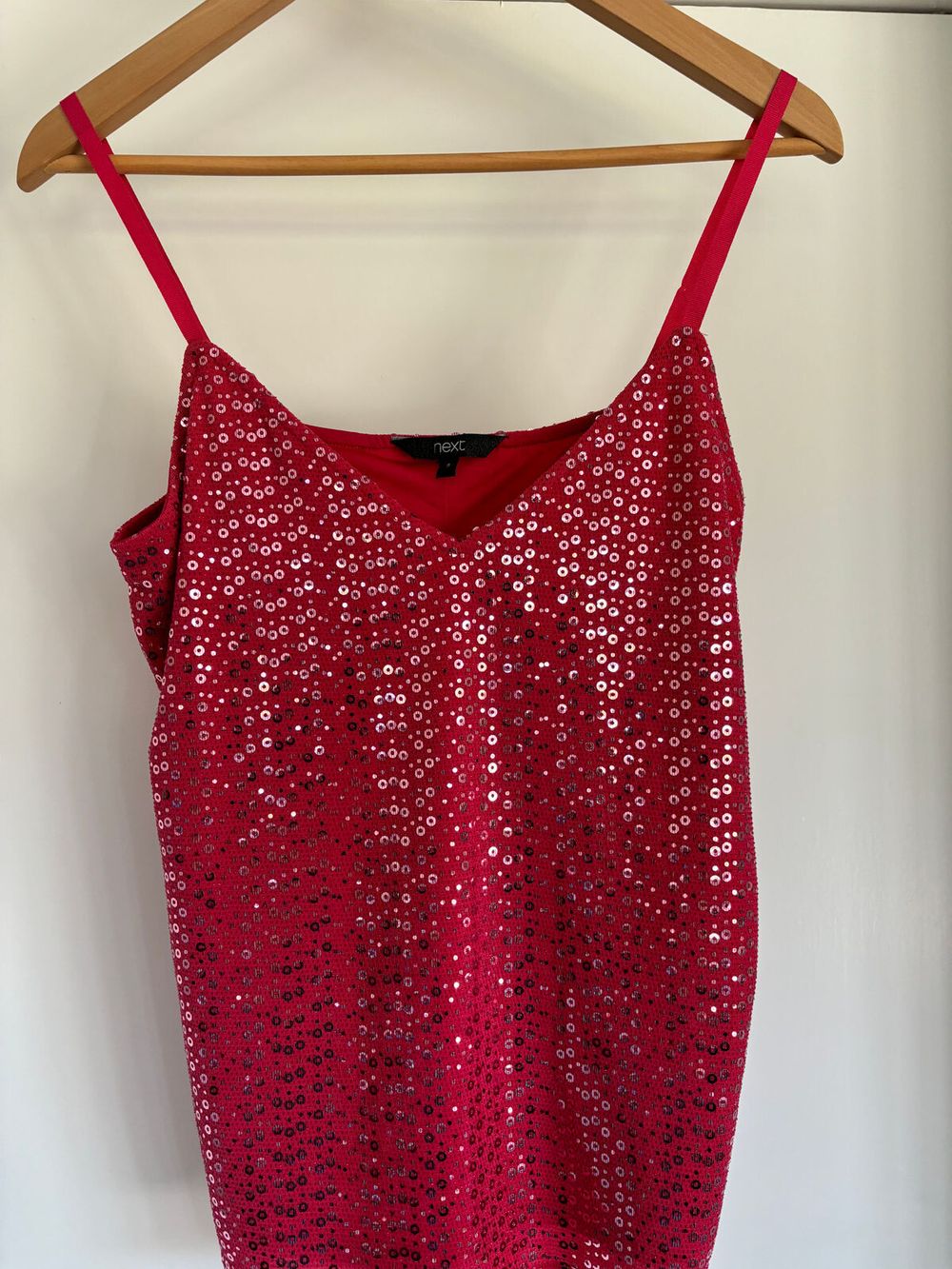 sequin strappy top