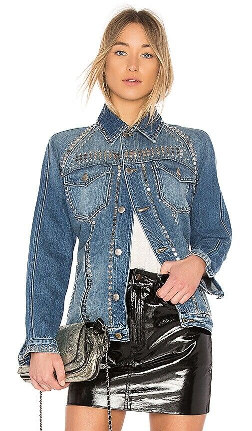 FRAME Denim Studded Jacket