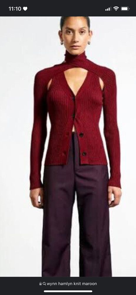 Wynn Hamlyn - Loop Knit Top