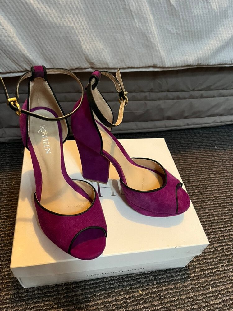 Purple Platform Heels Made In Brazil