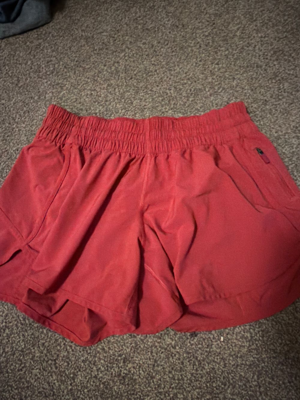 Lululemon Red Athletic Shorts