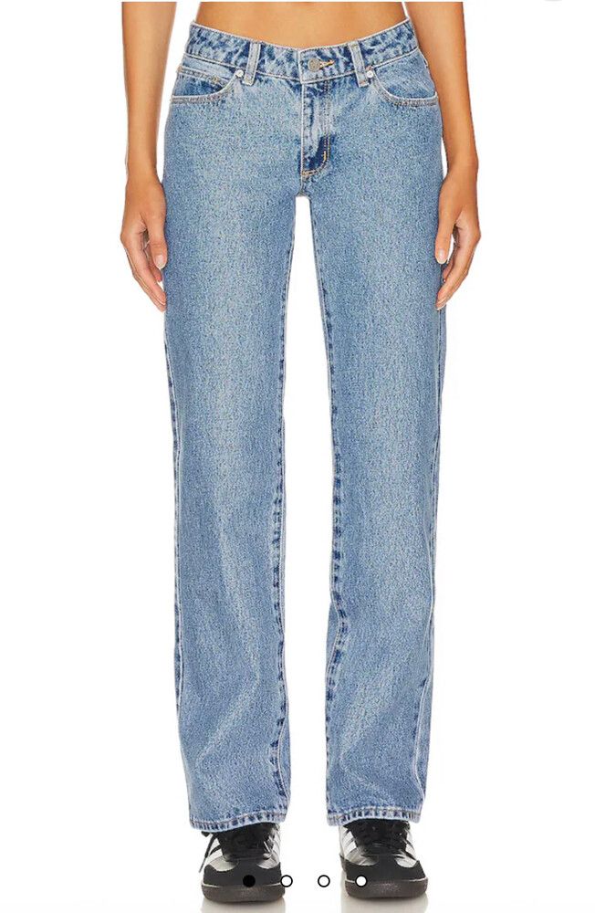 low rise straight jeans