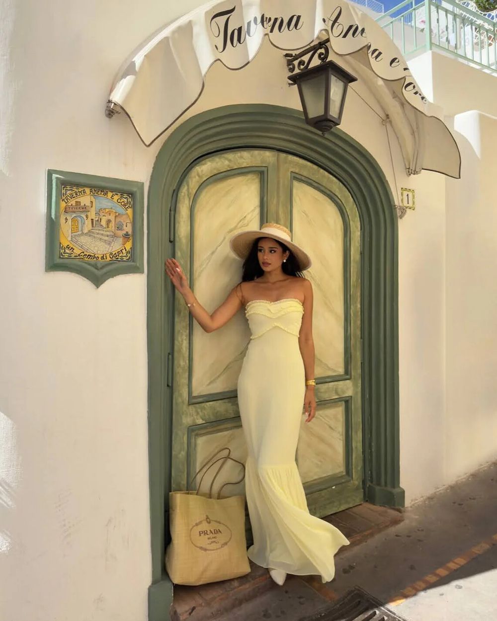 Meshki Olivette Strapless Chiffon dress
