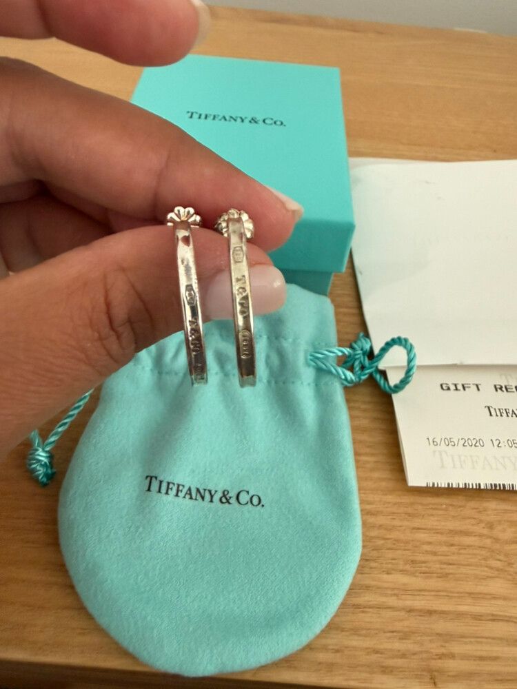 Tiffany & Co. Silver Hoop Earrings