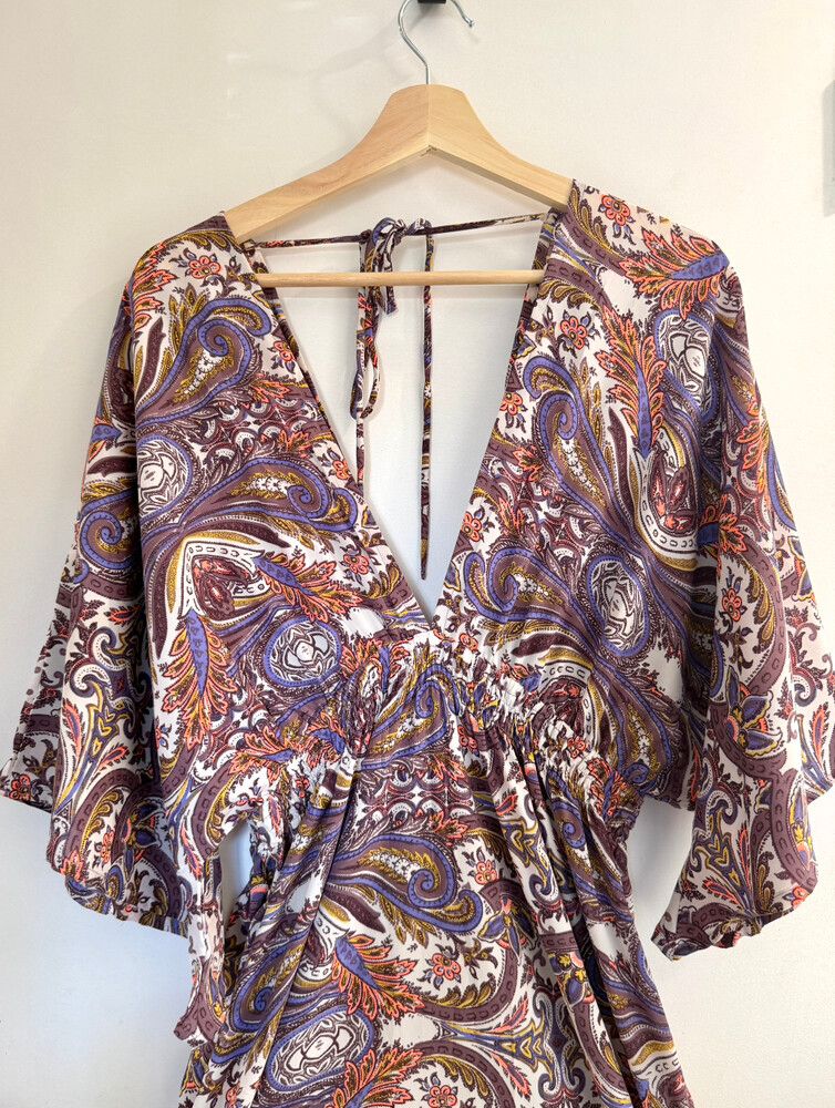 chinese dress ladies Paisley Maxi Dress – POSH STYLE