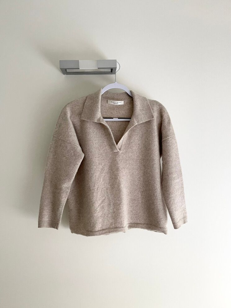 Elle + Riley cashmere polo