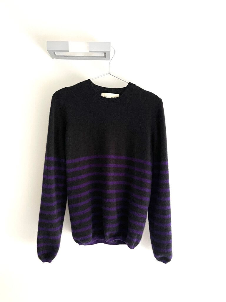 Elle + Riley striped cashmere jumper