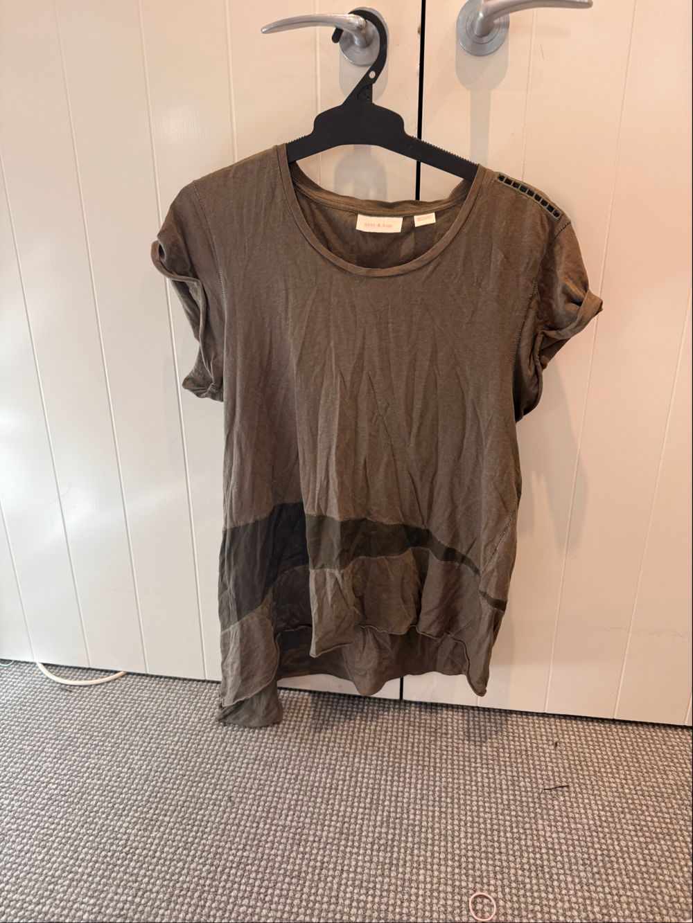 Sass & Bide khaki Short Sleeve Top