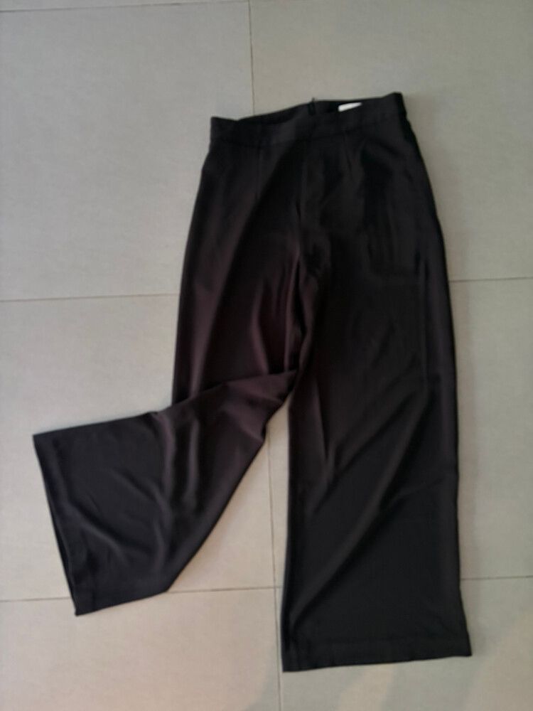 ESSK wide leg black pants