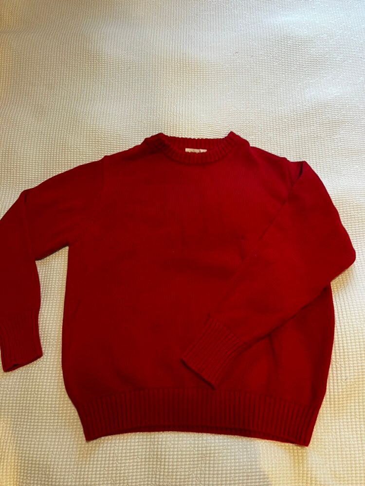 Red Knit Jumper