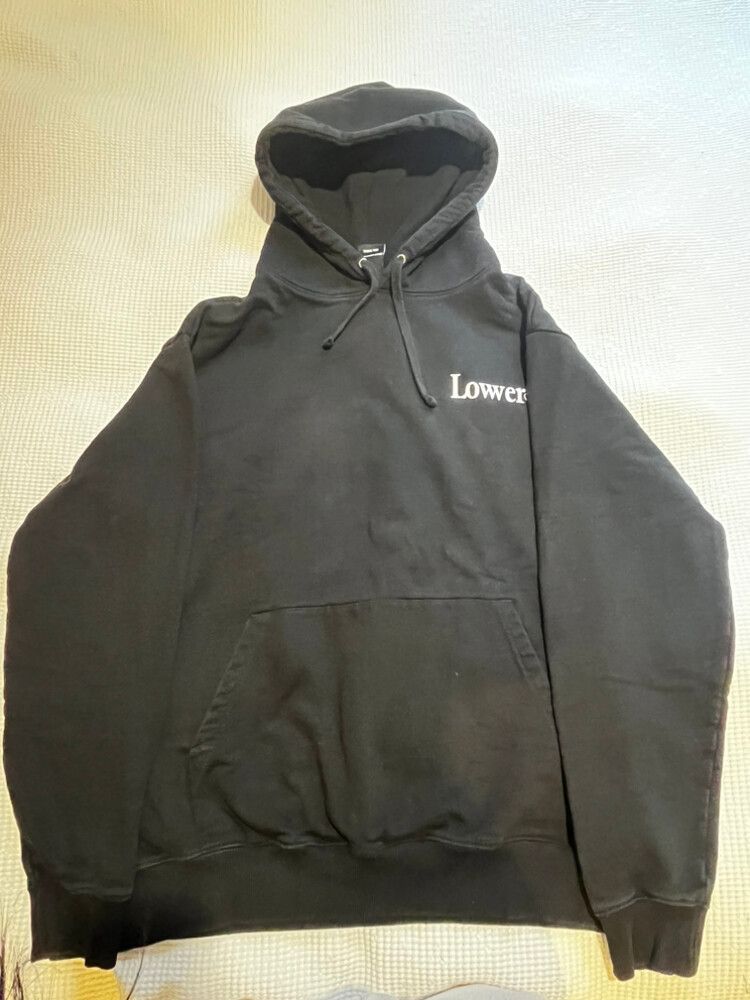 Lower Black Hoodie