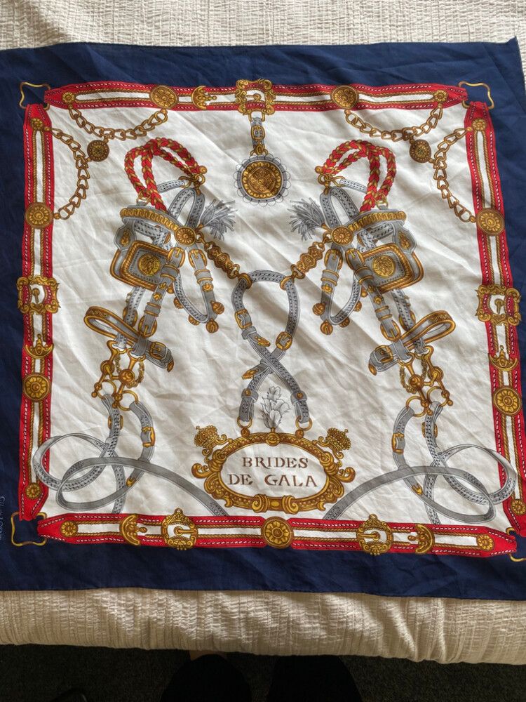 Vintage Gil De Losne Paris Scarf