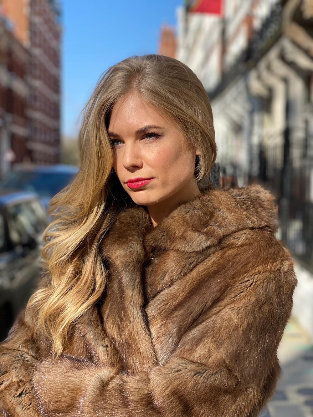 Vintage fur coat from London