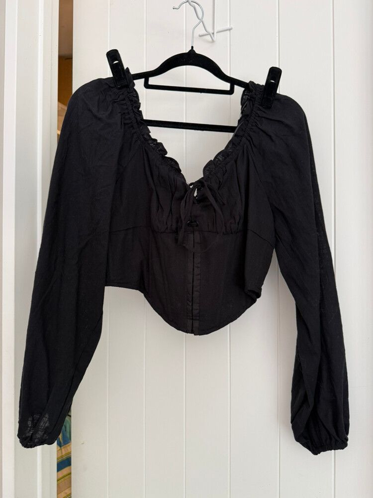 Mooloola Black Corset Top size 12