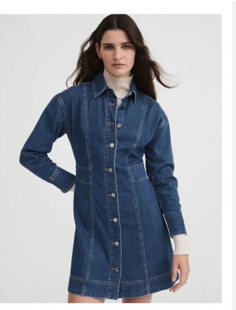denim dress witchery Witchery A Line Denim Dress