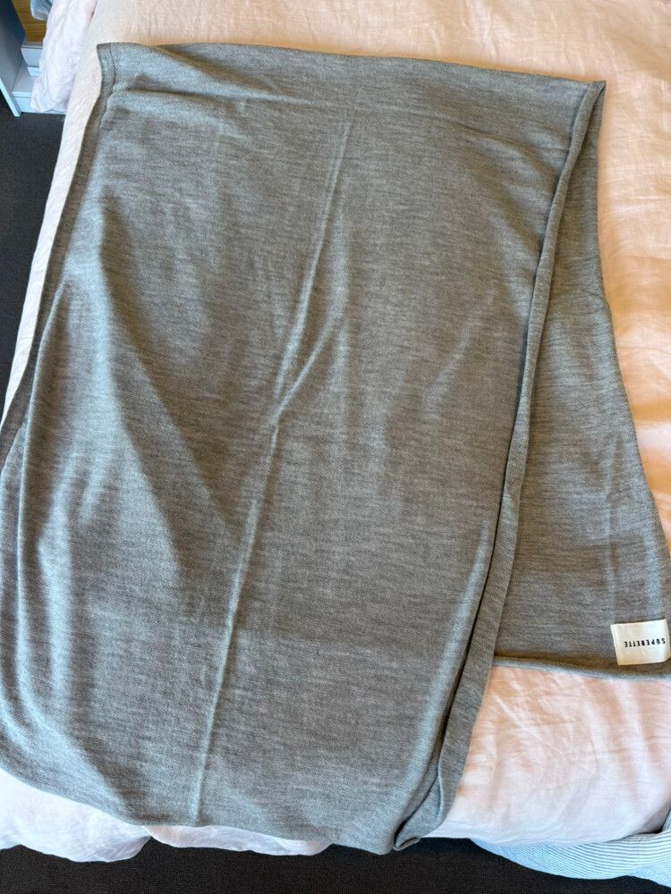 Superette Grey Wool Scarf