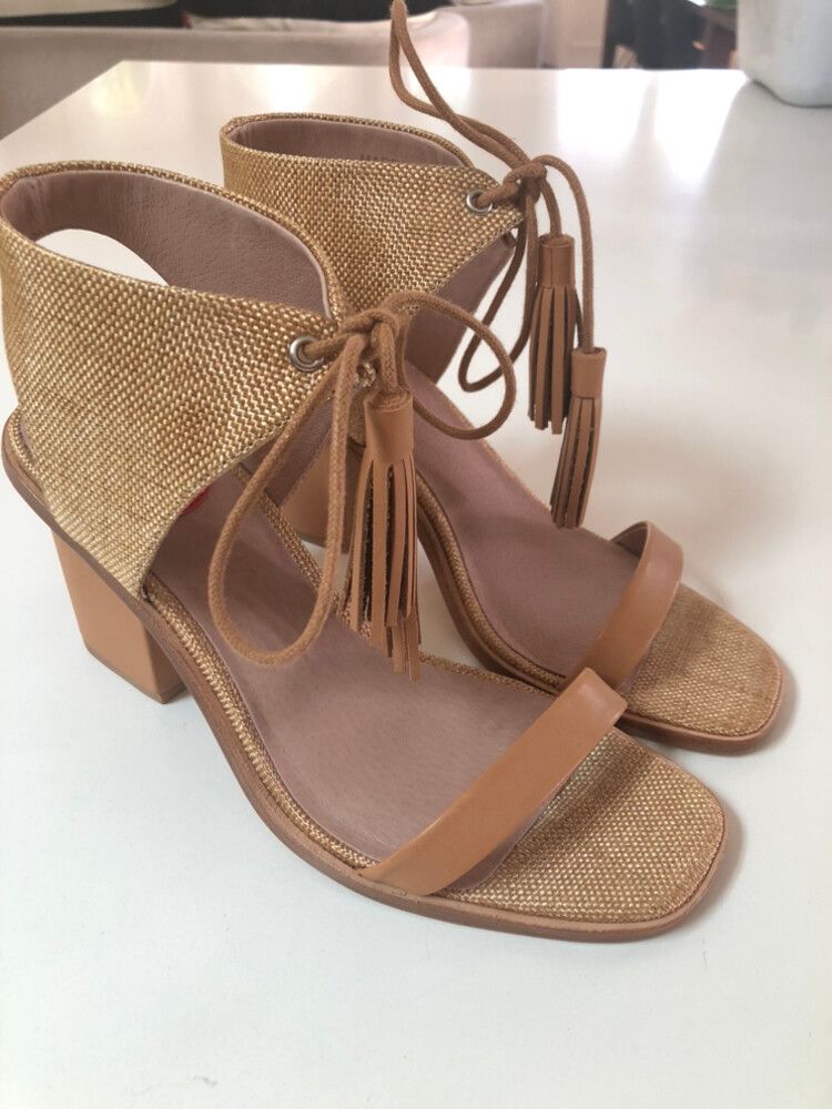 Tassel Heeled Sandals