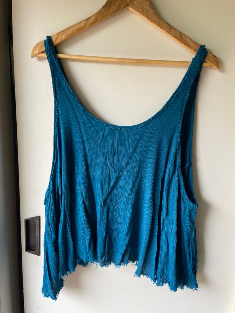 Free People Teal Swing Tank