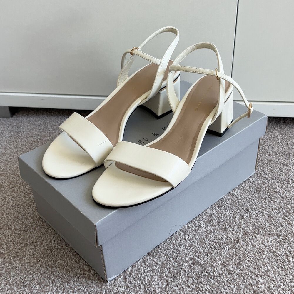 Charles & Keith Block-Heel Sandals Eu38