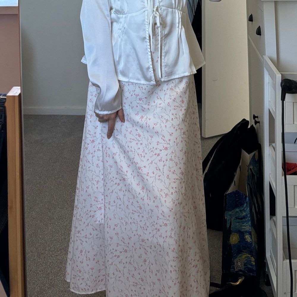 Floral Maxi Skirt Au6-8
