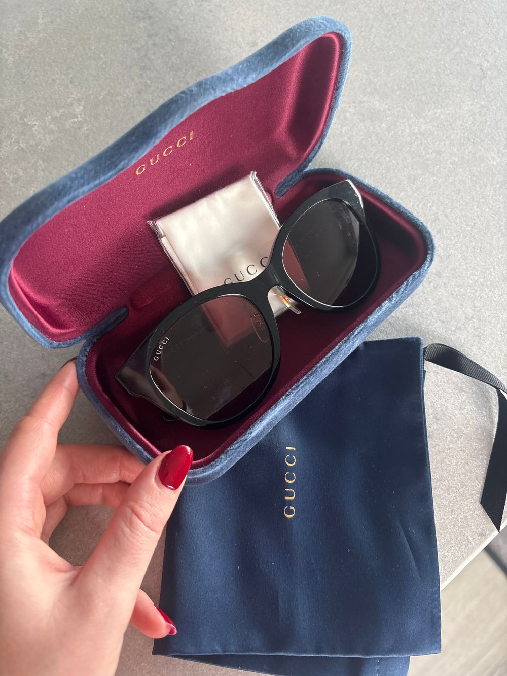 GUCCI Black Sunglasses