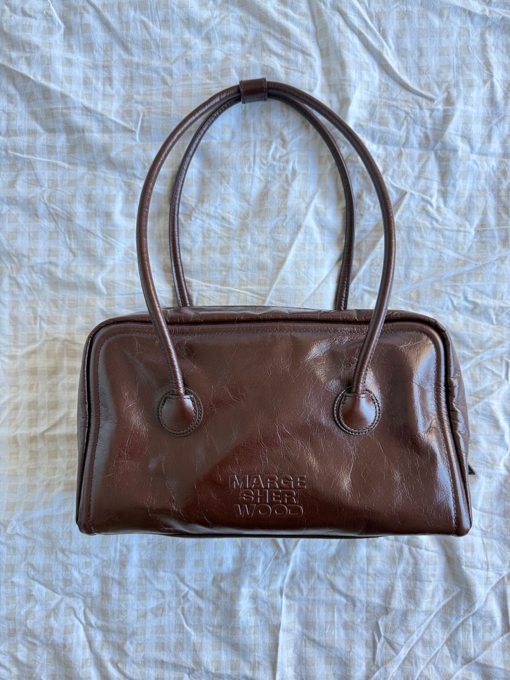 Marge Sherwood Boston Leather Bag