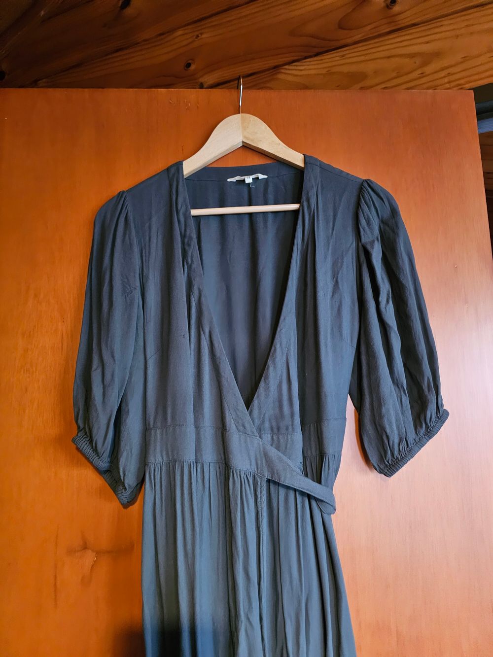 Max Green Wrap Dress