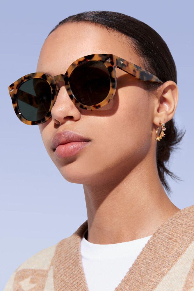 Karen Walker Super Duper Sunglasses Crazy Tort