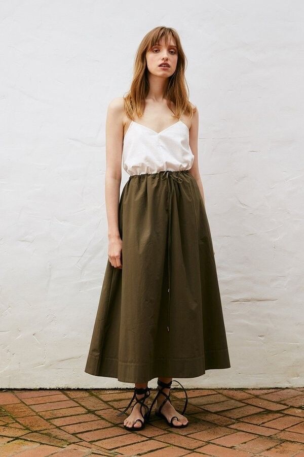 Marle Karan Skirt in Khaki