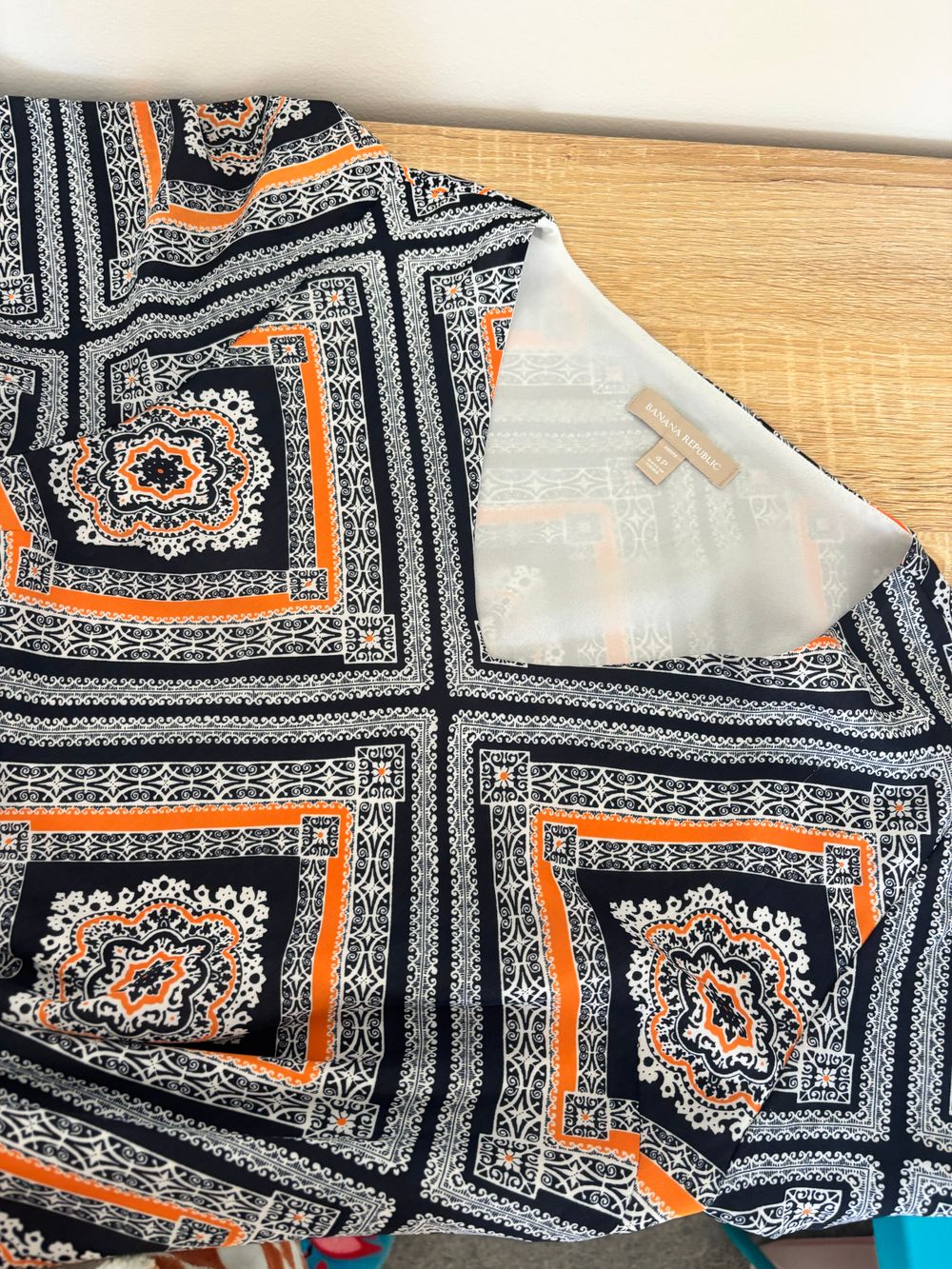 Banana Republic Black Printed Dress