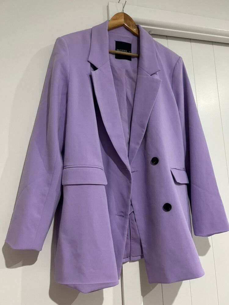 Decjuba Purple Blazer