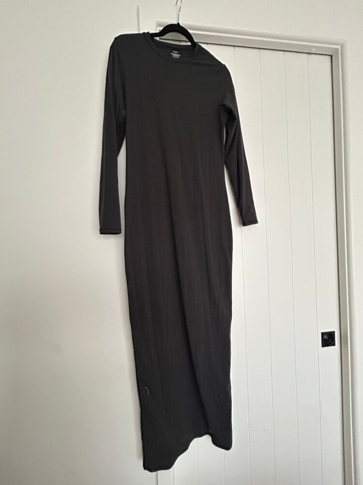 knee length dresses for ladies Kickee Pants Long Sleeve Swing Dress, Winter Rose