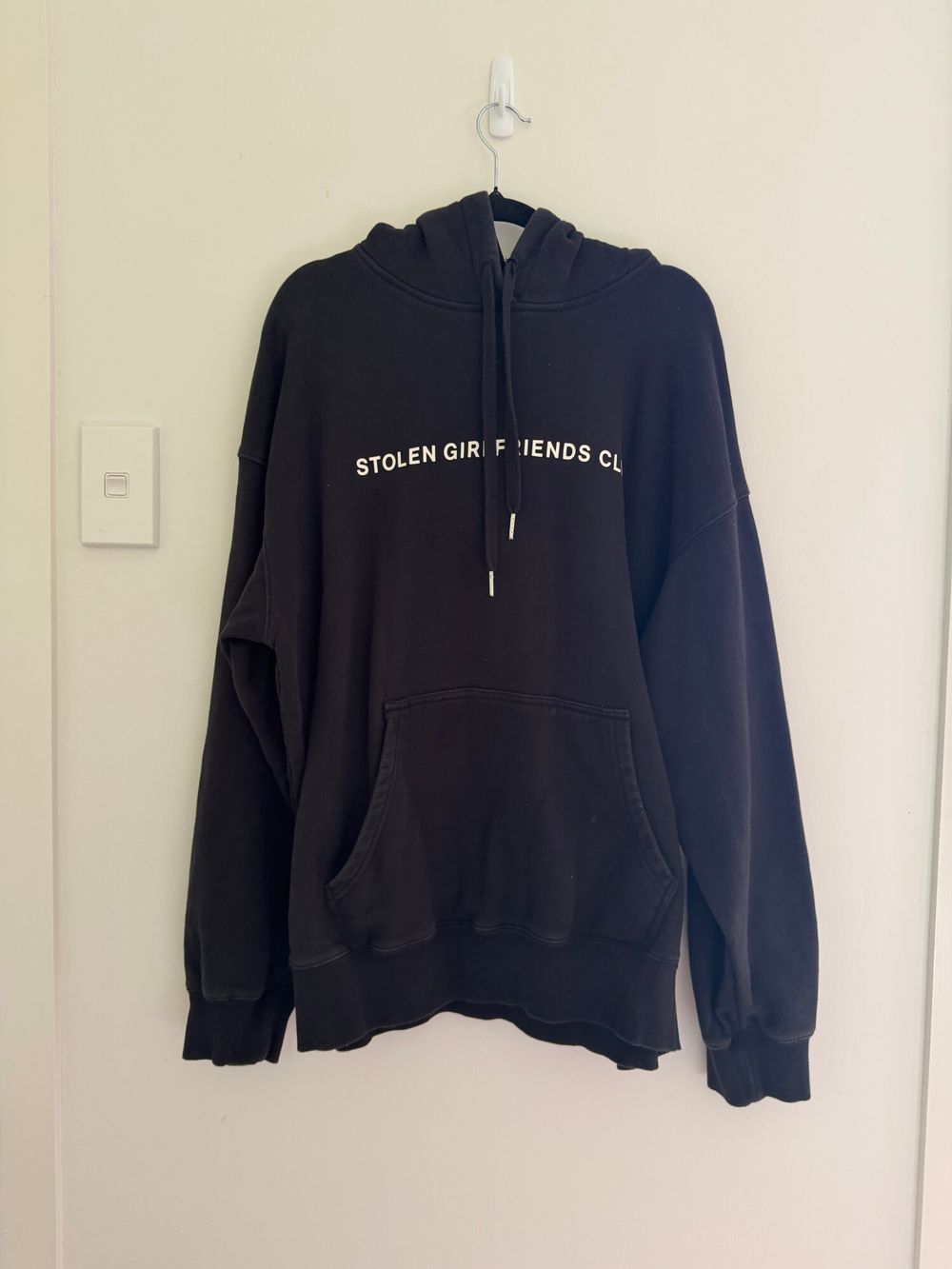 Stolen Girlfriends Club Text Logo Hoodie M