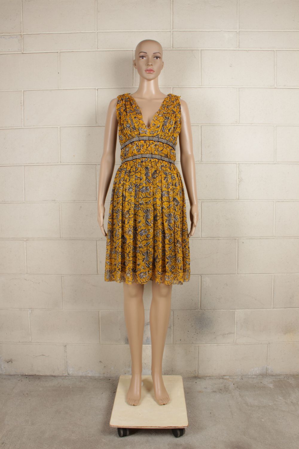 Floral Silk Chiffon Dress