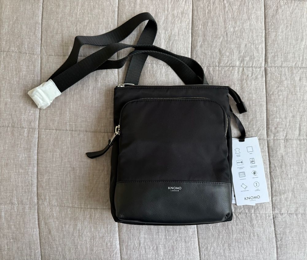 Knomo Black Crossbody Bag